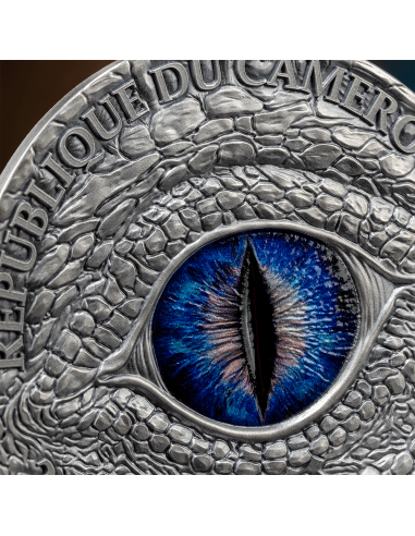 STARBURST AMPHITHERE Dragonology 2 Oz Silver Coin 2000 Francs Cameroon 2023 - Coins & More - Cameroon