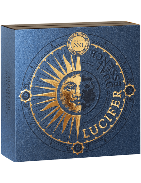 LUCIFER MORNING STAR Dual Essence 2 Oz Silver Coin 2000 Francs Cameroon 2023 - Coins & More - Cameroun
