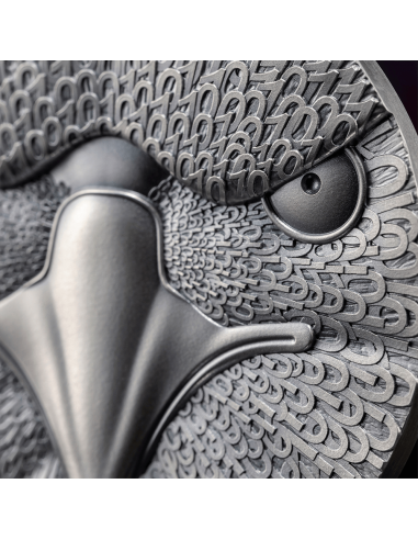 BINARY EAGLE Cryptocurrency 2 Oz Silver Coin 1000 Satoshi United Crypto States 2023 - Coins & More - Monete per Paese