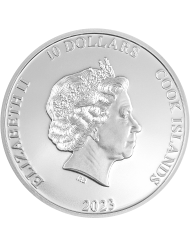 VEXED MAN Striking Heads 2 Oz Silver Coin 10$ Cook Islands 2023 - Coins & More - Islas Cook