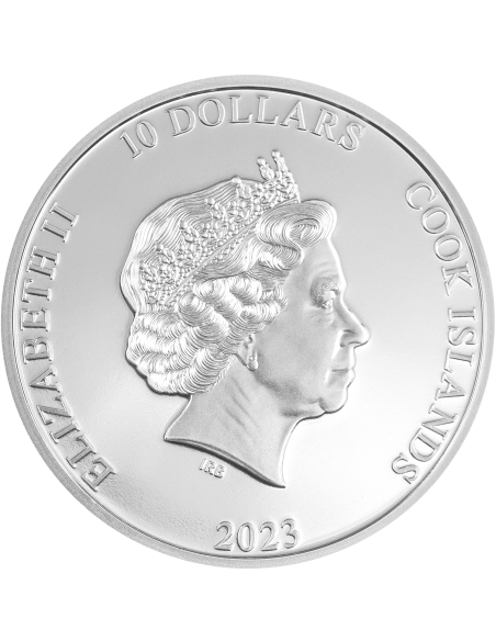 VEXED MAN Striking Heads 2 Oz Silver Coin 10$ Cook Islands 2023 - Coins & More - Islas Cook