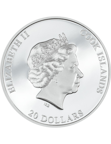 SILVER BURST 3.0 3 Oz Silver Coin 20$ Cook Islands 2023 - Coins & More - Islas Cook