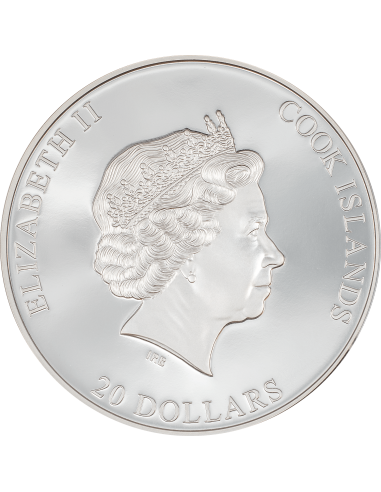 ALCATRAZ ISLAND 3 Oz Silver Coin 20$ Cook Islands 2023 - Coins & More - Isole Cook