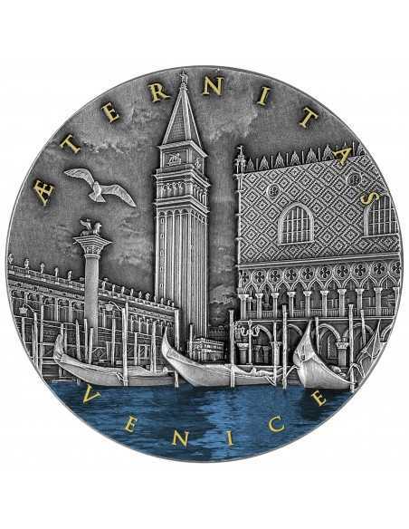 VENICE Aeternitas 2 Oz Silver Coin 5$ Niue 2022 - Coins & More - Niue