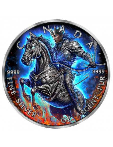 WHITE HORSE Four Horsemen of the Apocalypse 1 Oz Silver Coin 5$ Canada 2023 - Coins & More - Canada