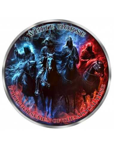 WHITE HORSE Four Horsemen of the Apocalypse 1 Oz Silver Coin 5$ Canada 2023 - Coins & More - Canada