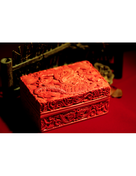 DOUBLE DRAGON GOD OF WEALTH Antique Finish 2 Oz Silver Coin 10000 CFA Francs Tchad 2024 - Coins & More - Chad