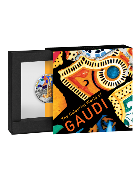 THE COLORFUL WORLD OF GAUDI II Silver Coin 1000 Francs Cameroon 2023 - Coins & More - Camerun