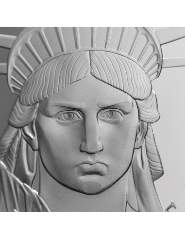 STATUE OF LIBERTY 1 Oz Silver Coin 1000 Satoshi United Crypto States 2023
