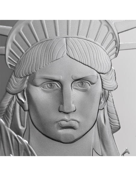 STATUE OF LIBERTY 1 Oz Silver Coin 1000 Satoshi United Crypto States 2023