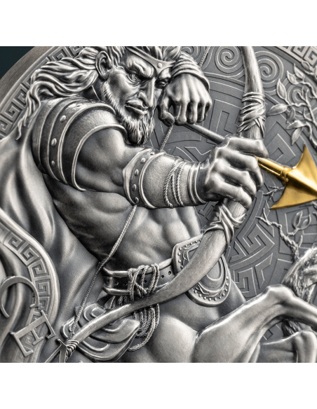CENTAUR The Great Greek Mythology 1 Oz Silver Coin 1000 Francs Cameroon 2023 - Coins & More - Kamerun