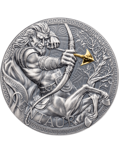 CENTAUR The Great Greek Mythology 1 Oz Silver Coin 1000 Francs Cameroon 2023 - Coins & More - Kamerun