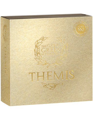 THEMIS The Great Greek Mythology 2 Oz Silver Coin 2000 Francs Cameroon 2023 - Coins & More - Camerun