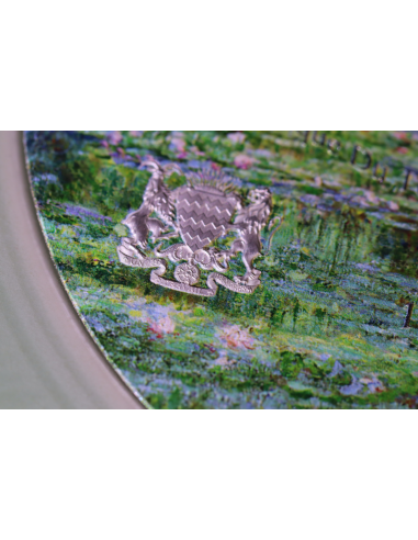 WATER LILY POND 1889 By Claude Monet 2 Oz Silver Coin 10000 CFA Francs Tchad 2024 - Coins & More - Tchad