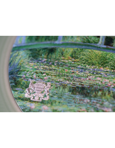 WATER LILY POND 1889 By Claude Monet 2 Oz Silver Coin 10000 CFA Francs Tchad 2024 - Coins & More - Tchad