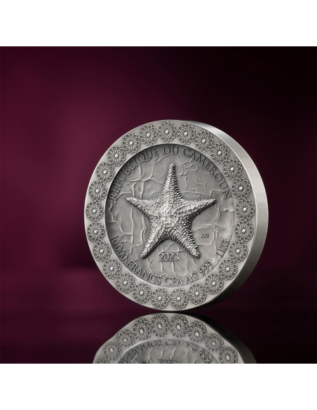 ABDUCTION OF EUROPA Celestial Beauty 1 Kg Kilo Silver Coin 10000 Francs Cameroon 2023 - Coins & More - Cameroun