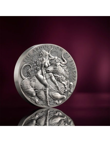 ABDUCTION OF EUROPA Celestial Beauty 1 Kg Kilo Silver Coin 10000 Francs Cameroon 2023 - Coins & More - Cameroun