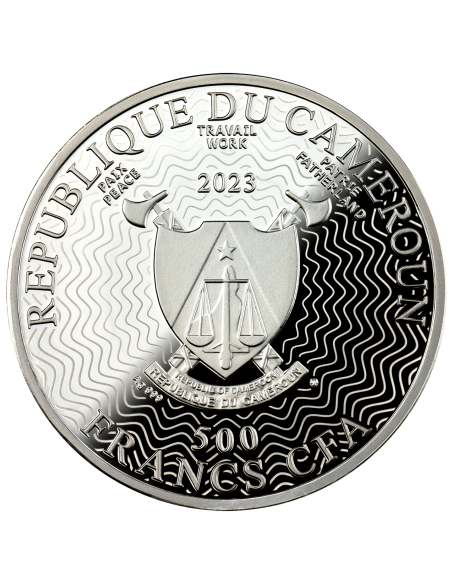 SCORPIO Zodiac Signs Silver Coin 500 Francs Cameroon 2023 - Coins & More - Camerún