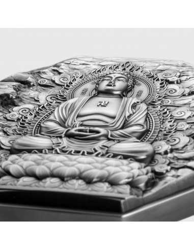 VAIROCANA Eight Protectors 5 Oz Silver & 28.5 Oz Copper Coin 25000 Francs Tchad 2024 - Coins & More - Camerún