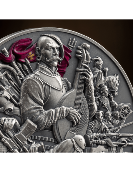 UKRAINE BATTLE HARDENED 2 Oz Silver Coin 10 Cedis Ghana 2024 - Coins & More - Ghana