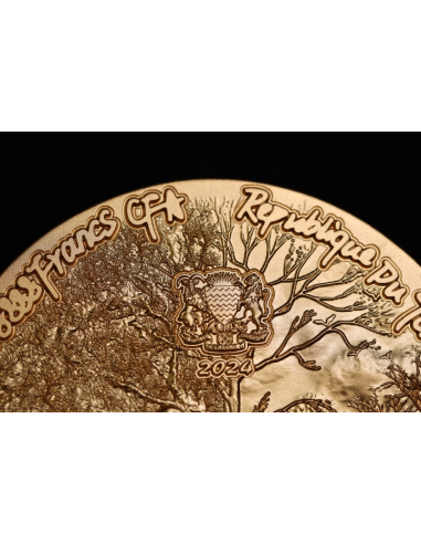 SCALED DRAGON 9 Dragons Series Autumn Version 5 Oz Silver Coin 18888 Francs Chad 2024 - Coins & More - Tchad