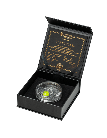 THE WIZARD 2 Oz Silver Fluorescent 3D Coin 2000 Francs Cameroon 2023