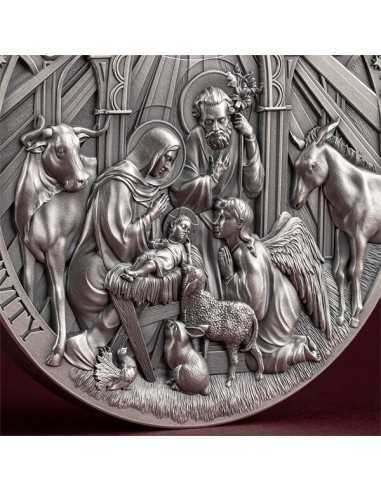 THE NATIVITY Bible Stories 2 Oz Silver Coin 2000 Francs Cameroon 2024 - Coins & More - Kamerun
