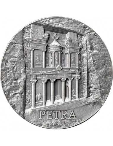 PETRA Rock-Cut Monuments 5 Oz Silver Coin 50 Cedis Ghana 2024 - Coins & More - Ghana