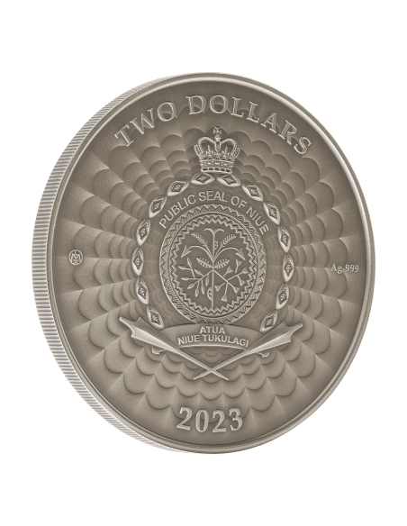 JINN World of Cryptids 1 Oz Silver Coin 2$ Niue 2023 - Coins & More - Niue