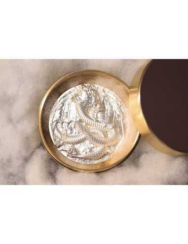 WINGED DRAGON OF WISDOM 9 Dragons Series 5 Oz Silver Coin 18888 Francs Chad 2024 - Coins & More - Tchad