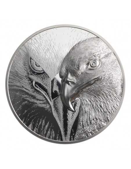 MAJESTIC EAGLE 1 Kg Silver Coin 20000 Togrog Mongolia 2021 - Coins & More - Mongolie