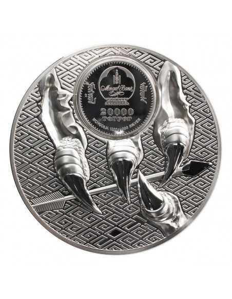MAJESTIC EAGLE 1 Kg Silver Coin 20000 Togrog Mongolia 2021 - Coins & More - Mongolie