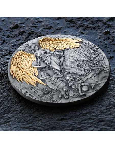 GUARDIAN ANGEL 2 Oz Silver Coin 2000 Francs Cameroon 2023 - Coins & More - Kamerun
