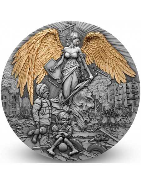 GUARDIAN ANGEL 2 Oz Silver Coin 2000 Francs Cameroon 2023 - Coins & More - Kamerun