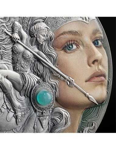 AMAZON Femina Bellator 2 Oz Silver Coin 2000 Francs CFA Cameroon 2024 - Coins & More - Camerun
