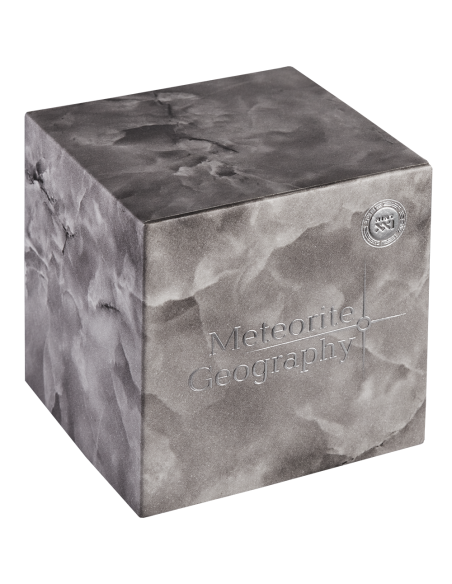 GOLD BASIN Meteorite Geography 50g Silver Coin 2000 Francs Cameroon 2023 - Coins & More - Cameroun