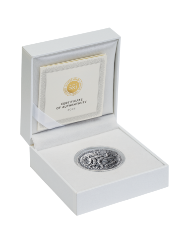 KRAKEN Life Quotes 1 Oz Silver Coin 5 Cedis Ghana 2024 - Coins & More - Ghana