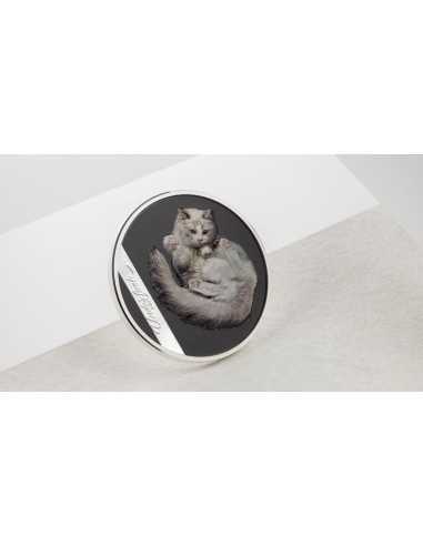 UNDER CAT Underlook 1 Oz Silver Coin 5$ Cook Islands 2024 - Coins & More - Isole Cook