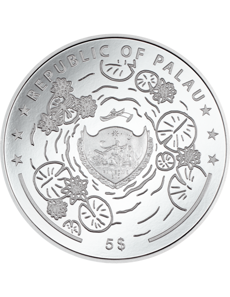 DRAGONFLY 1 Oz Silver Coin 5$ Palau 2024 - Coins & More - Palau