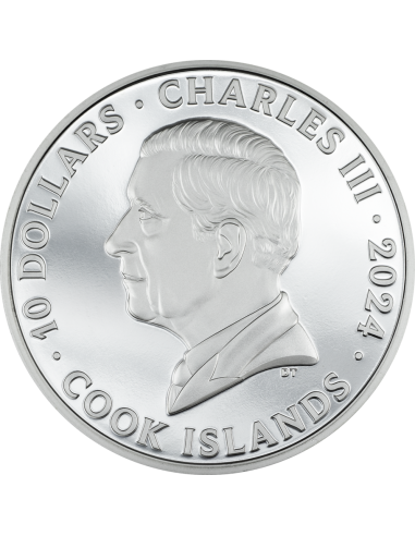 K2 Peaks 2 Oz Silver Coin 10$ Cook Islands 2024 - Coins & More - Isole Cook