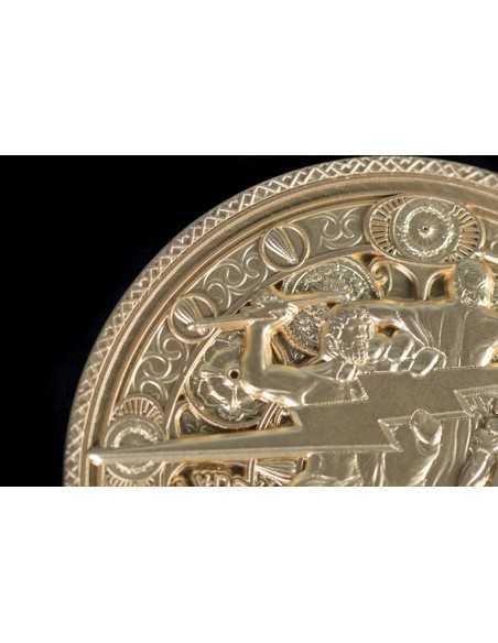 ZEUS AT OLYMPIA Gold Gilded 2 Oz Silver Coin 10000 Francs Tchad 2024 - Coins & More - Chad