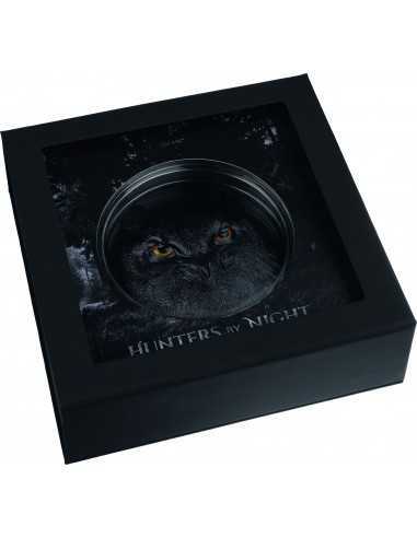 EAGLE OWL Hunters By Night 500g Special Edition Silver Coin 25$ Palau 2023