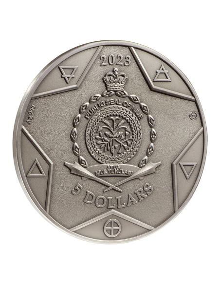 EARTH The Elements 2 Oz Silver Coin 5$ Niue 2023