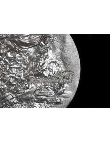 FIRE DRAGON 9 Dragons Series 5 Oz Silver Coin 18888 Francs Chad 2024 - Coins & More - Chad