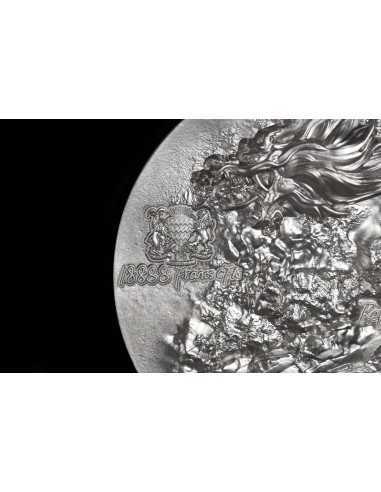 FIRE DRAGON 9 Dragons Series 5 Oz Silver Coin 18888 Francs Chad 2024 - Coins & More - Chad