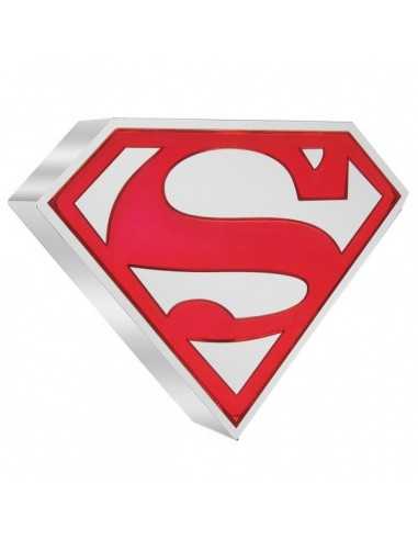 SUPERMAN LOGO 1 Oz Silver Proof Coin 2$ Dollars Niue 2021 - Coins & More - Niue