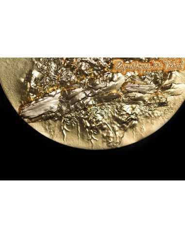 FIRE DRAGON Gold Gilded 9 Dragons Series 5 Oz Silver Coin 18888 Francs Chad 2024 - Coins & More - Tchad
