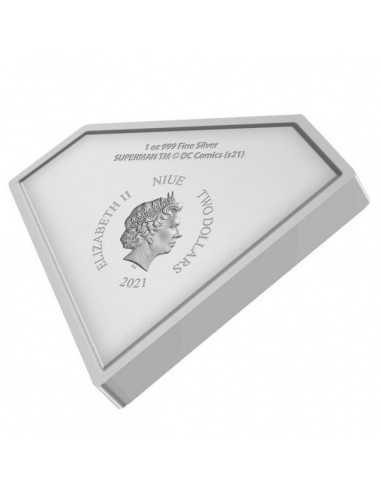 SUPERMAN LOGO 1 Oz Silver Proof Coin 2$ Dollars Niue 2021 - Coins & More - Niue