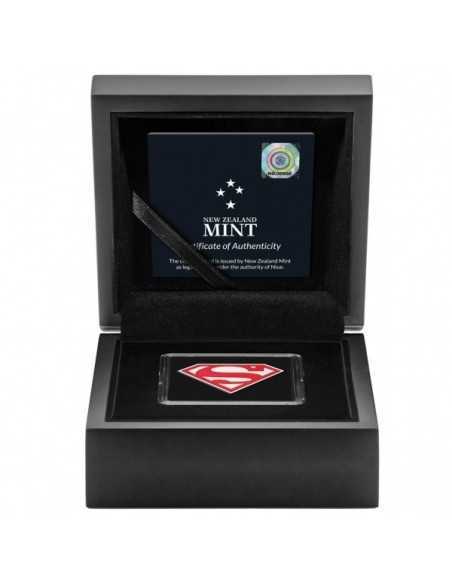 SUPERMAN LOGO 1 Oz Silver Proof Coin 2$ Dollars Niue 2021 - Coins & More - Niue