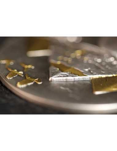 THE GREAT PYRAMID OF GIZA 2 Oz Silver Coin 10000 Francs Chad 2024 - Coins & More - Tchad